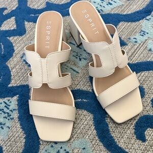 Esprit Cream Women's Mules